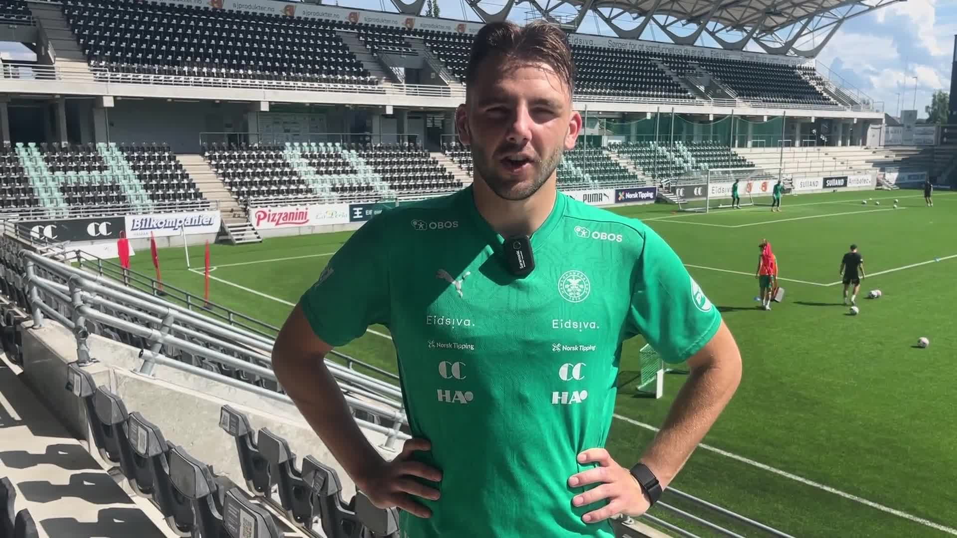 Niklas Ødegård før Brann på Briskeby