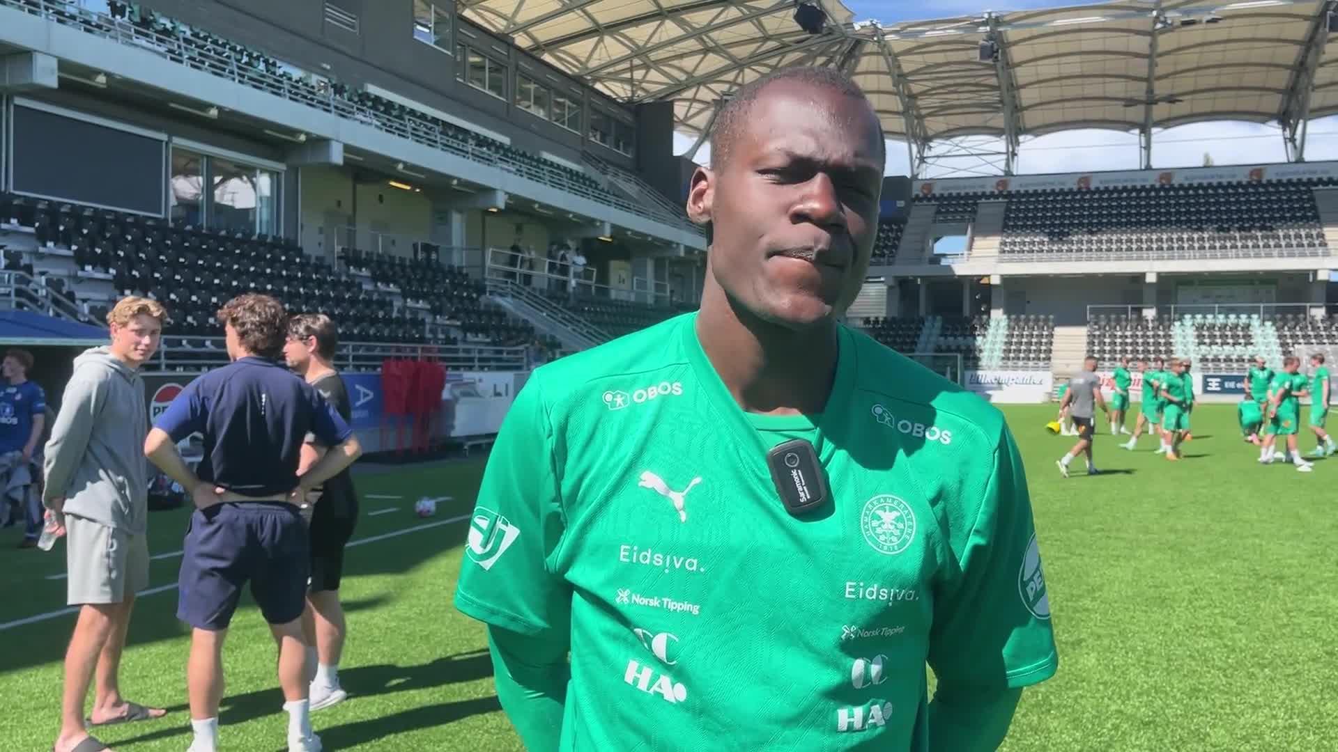 Moses Mawa etter KFUM-seier