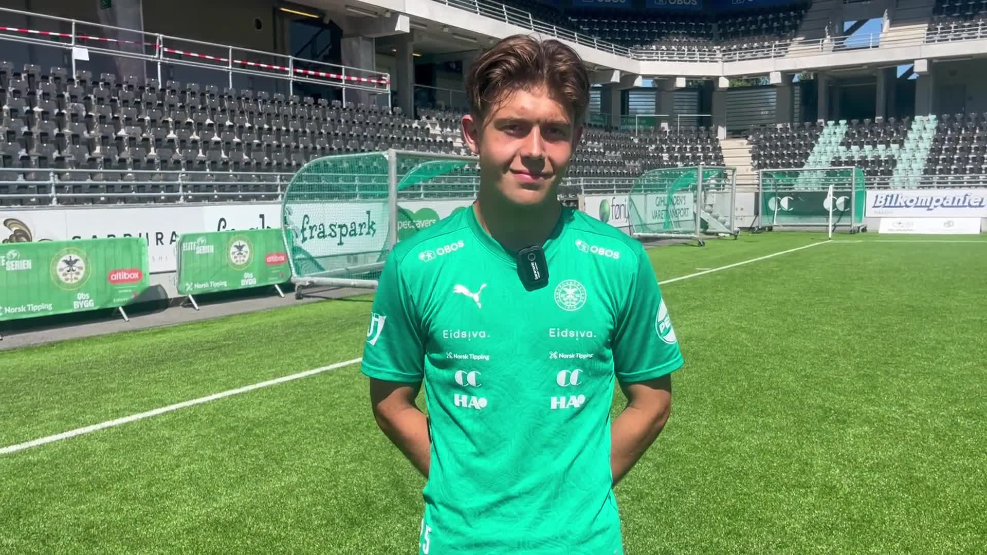 Jonas Rasen tilbake på Kamma-trening
