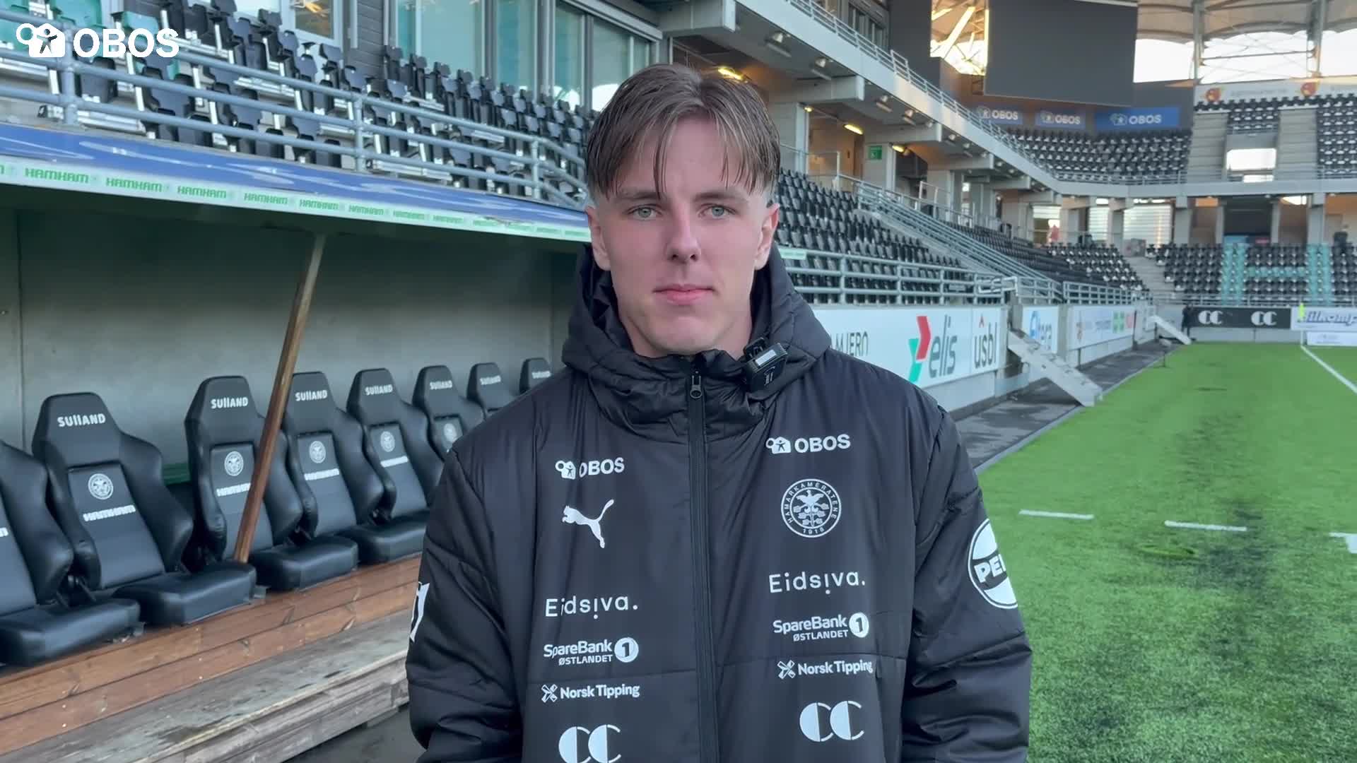 Julian Gonstad etter seieren over KBK