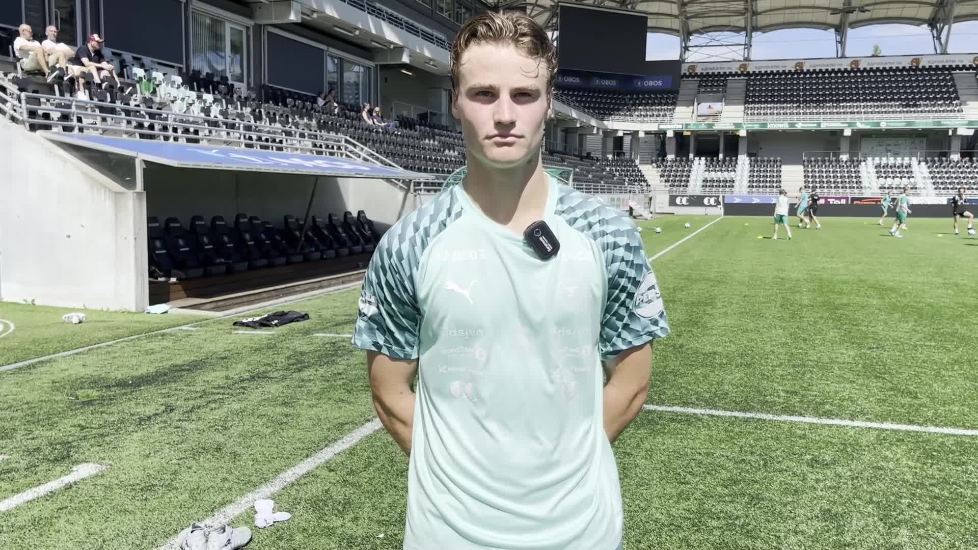 William Osnes-Ringen før Sandefjord borte